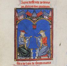 Illustration from the codex of the Cantigas de Santa Maria, c. 1280. Creator: Anonymous