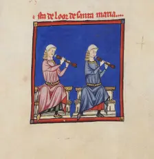 Illustration from the codex of the Cantigas de Santa Maria, c. 1280. Creator: Anonymous