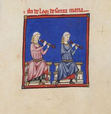 Illustration from the codex of the Cantigas de Santa Maria, c. 1280. Creator: Anonymous