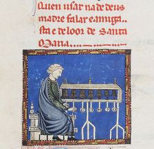 Illustration from the codex of the Cantigas de Santa Maria, c. 1280. Creator: Anonymous