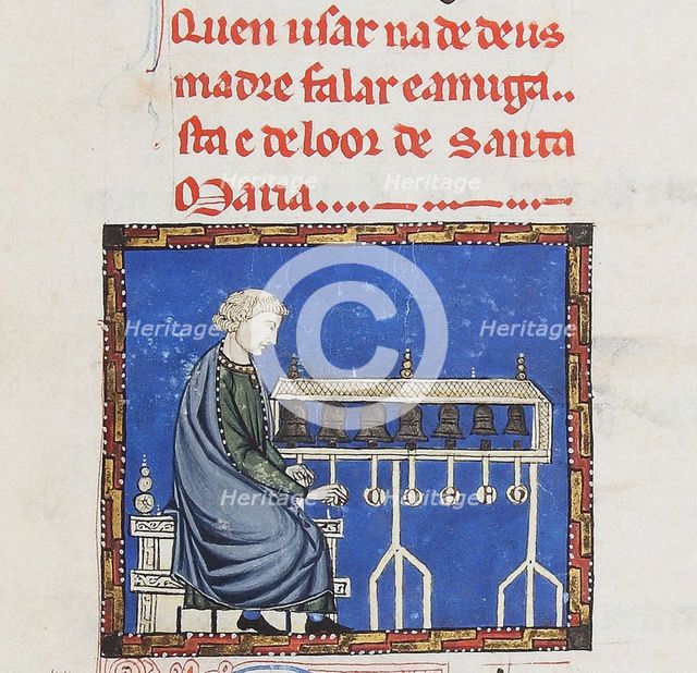 Illustration from the codex of the Cantigas de Santa Maria, c. 1280. Creator: Anonymous.