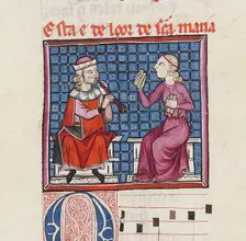 Illustration from the codex of the Cantigas de Santa Maria, c. 1280. Creator: Anonymous