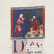 Illustration from the codex of the Cantigas de Santa Maria, c. 1280. Creator: Anonymous