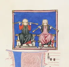 Illustration from the codex of the Cantigas de Santa Maria, c. 1280. Creator: Anonymous