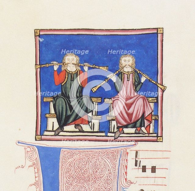 Illustration from the codex of the Cantigas de Santa Maria, c. 1280. Creator: Anonymous.