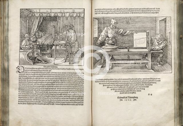Illustration from the Four Books on Human Proportion, 1528. Artist: Dürer, Albrecht (1471-1528)