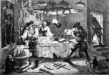 Illustration from the poem Hudibras, by Samuel Butler, 1726. Artist: William Hogarth