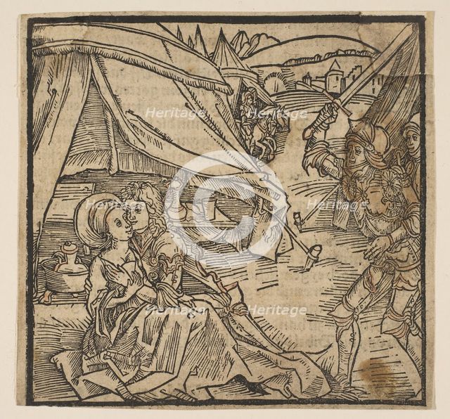 Illustration from the Ritter von Turn, 1493.n.d. Creator: Albrecht Durer.