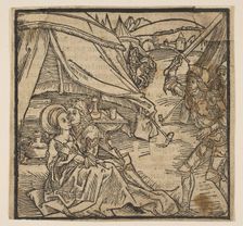 Illustration from the Ritter von Turn, 1493.n.d. Creator: Albrecht Durer