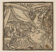 Illustration from the Ritter von Turn, 1493.n.d. Creator: Albrecht Durer