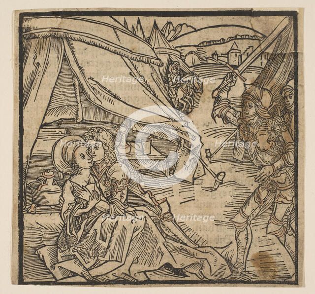 Illustration from the Ritter von Turn, 1493.n.d. Creator: Albrecht Durer.