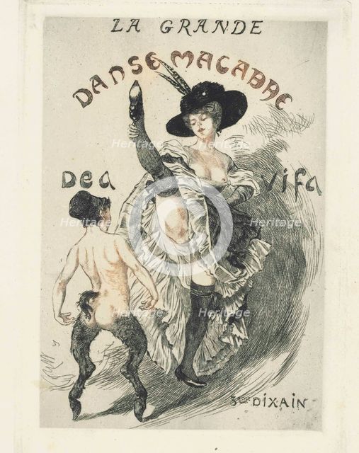 Illustration from the Series La Grande Danse Macabre des Vifs, c. 1907.