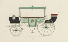Illustration from the "Town carriages, traveling and sporting vehicles from German, French and Engli Creator: Dinkel, Josef (active 1828-1845)