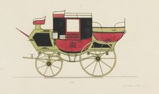 Illustration from the "Town carriages, traveling and sporting vehicles from German, French and Engli Creator: Dinkel, Josef (active 1828-1845)