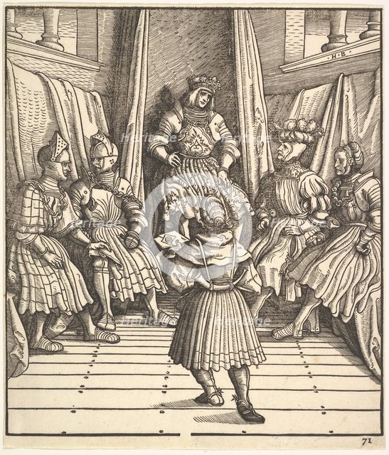 Illustration from The White King (Der Weiß König), 15th-16th Century. Creator: Hans Burgkmair, the Elder.