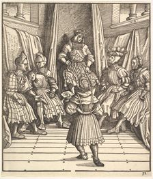 Illustration from The White King (Der Weiß König), 15th-16th Century. Creator: Hans Burgkmair, the Elder