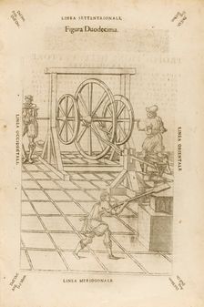Illustration from Theatrum Instrumentorum Et Machinarum by Jacques Besson, 1582