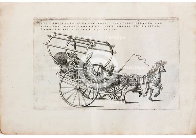 Illustration from Theatrum Instrumentorum Et Machinarum by Jacques Besson, 1578.
