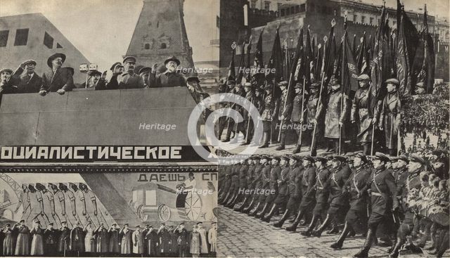 Illustration from USSR Builds Socialism, 1933. Creator: Lissitzky, El (1890-1941).