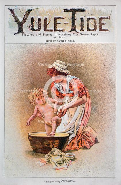 Illustration from Yuletide, 1882. Artist: Unknown