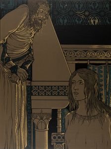 Illustration The Nibelungs, 1898-1901