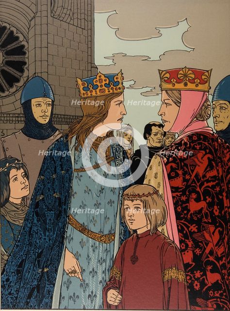 Illustration The Nibelungs, 1898-1901.