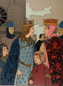 Illustration The Nibelungs, 1898-1901