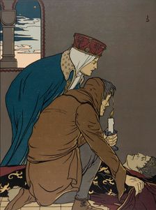 Illustration The Nibelungs, 1898-1901