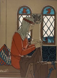 Illustration The Nibelungs, 1898-1901