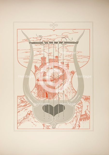 Illustration The Nibelungs, 1898-1901.