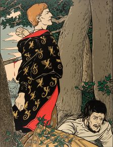 Illustration The Nibelungs, 1898-1901