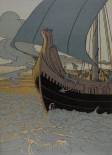 Illustration The Nibelungs, 1898-1901