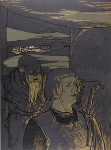 Illustration The Nibelungs, 1898-1901