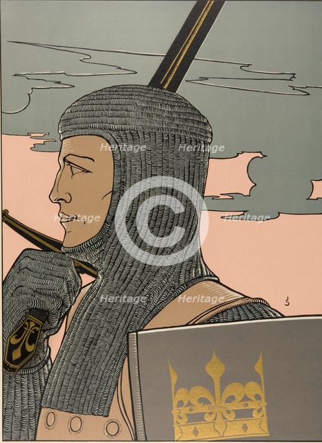 Illustration The Nibelungs, 1898-1901.