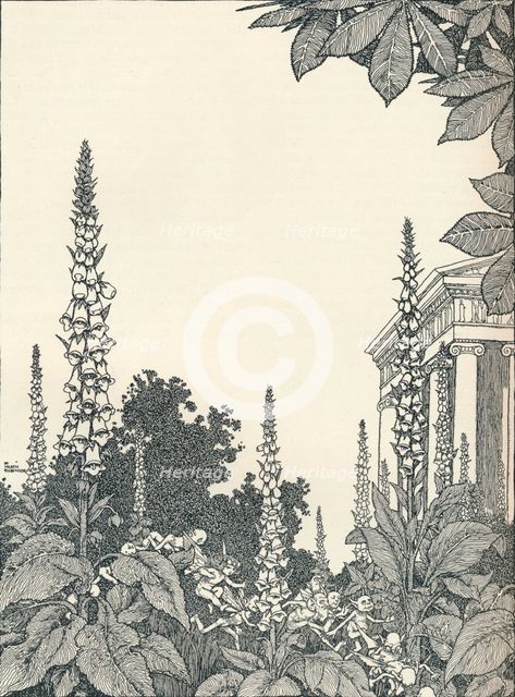 Illustration to 'A Midsummer Night's Dream', 1914, (1925). Creator: W Heath Robinson.