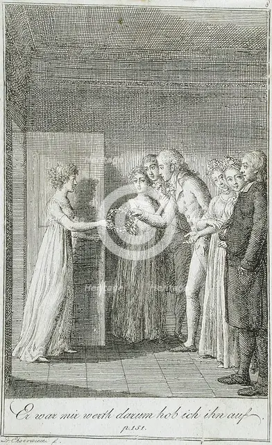 Illustration to Becker's Pocketbook für 1799. Creator: Daniel Nikolaus Chodowiecki.