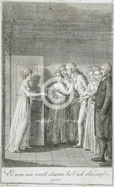 Illustration to Becker's Pocketbook für 1799. Creator: Daniel Nikolaus Chodowiecki.