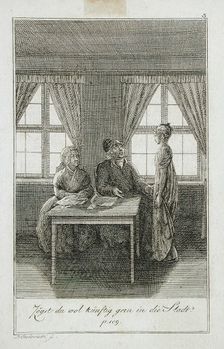 Illustration to Becker's Pocketbook für 1799. Creator: Daniel Nikolaus Chodowiecki