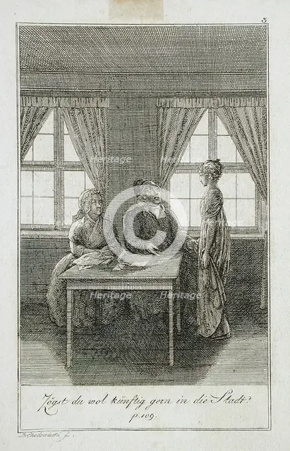Illustration to Becker's Pocketbook für 1799. Creator: Daniel Nikolaus Chodowiecki.