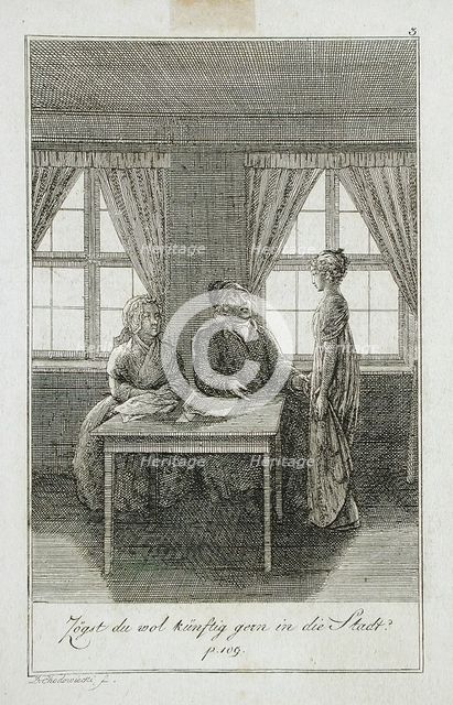 Illustration to Becker's Pocketbook für 1799. Creator: Daniel Nikolaus Chodowiecki.