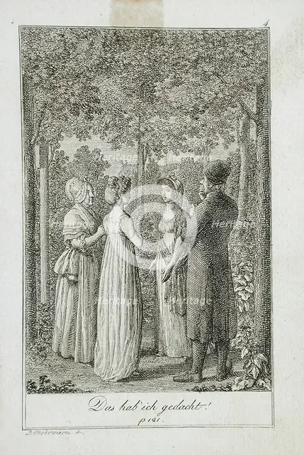 Illustration to Becker's Pocketbook für 1799. Creator: Daniel Nikolaus Chodowiecki.