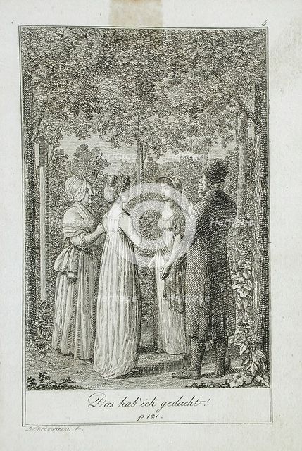 Illustration to Becker's Pocketbook für 1799. Creator: Daniel Nikolaus Chodowiecki.