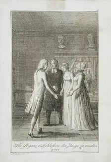 Illustration to Becker's Pocketbook für 1799. Creator: Daniel Nikolaus Chodowiecki