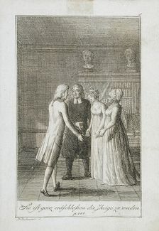 Illustration to Becker's Pocketbook für 1799. Creator: Daniel Nikolaus Chodowiecki