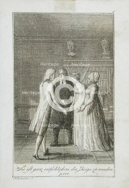 Illustration to Becker's Pocketbook für 1799. Creator: Daniel Nikolaus Chodowiecki.