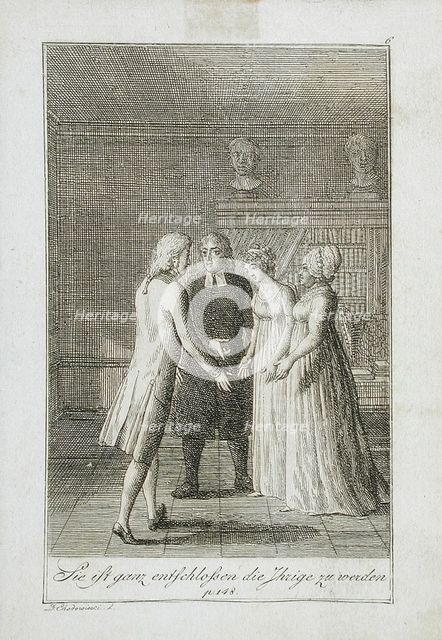 Illustration to Becker's Pocketbook für 1799. Creator: Daniel Nikolaus Chodowiecki.
