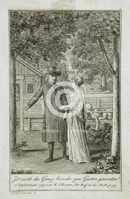 Illustration to Becker's Pocketbook für 1799. Creator: Daniel Nikolaus Chodowiecki.