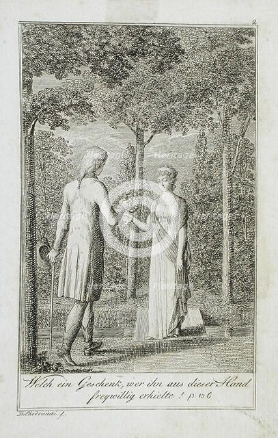 Illustration to Becker's Pocketbook für 1799. Creator: Daniel Nikolaus Chodowiecki.