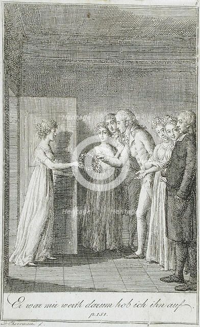 Illustration to Becker's Pocketbook für 1799. Creator: Daniel Nikolaus Chodowiecki.