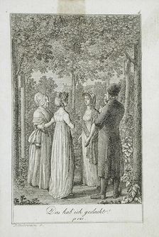 Illustration to Becker's Pocketbook für 1799. Creator: Daniel Nikolaus Chodowiecki